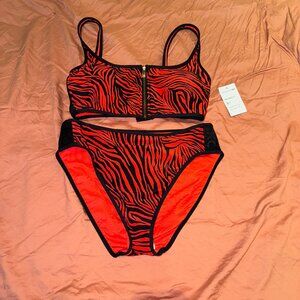 MICHAEL Michael Kors Ruby Zebra Print Bikini